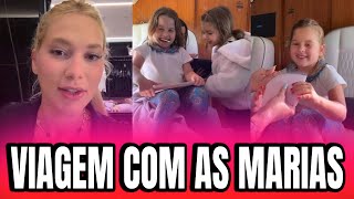 VIRGÍNIA MOSTRA VIAGEM COM AS MARIAS SUA ROTINA 