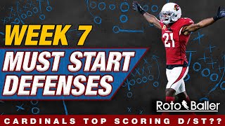 Defense (D/ST) Start Em / Sit Em - Fantasy Football Week 7