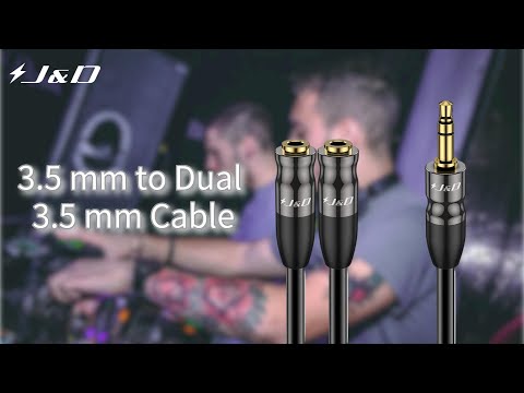 🎄Unboxing J&D Tech | 3.5 mm TRS Male to Dual 3.5 mm TRS Female Audio Stereo Y Splitter Cable