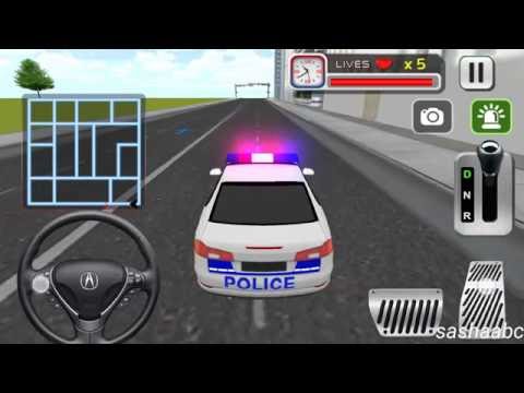 crazy police car driver 3D обзор игры андроид game rewiew android