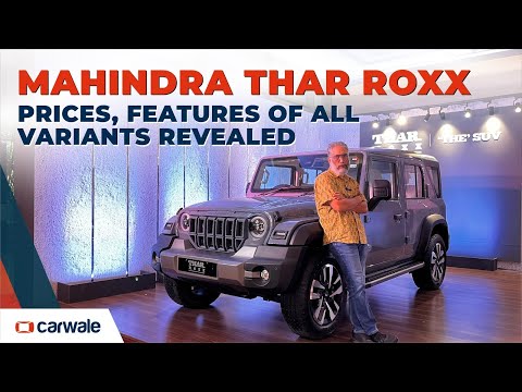 Mahindra Thar Roxx MX1 base variant key features revealed - CarWale