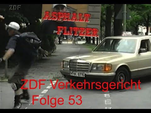 Verkehrsgericht (53) Asphaltflitzer - ZDF 1997 - Sk8ter Bashing