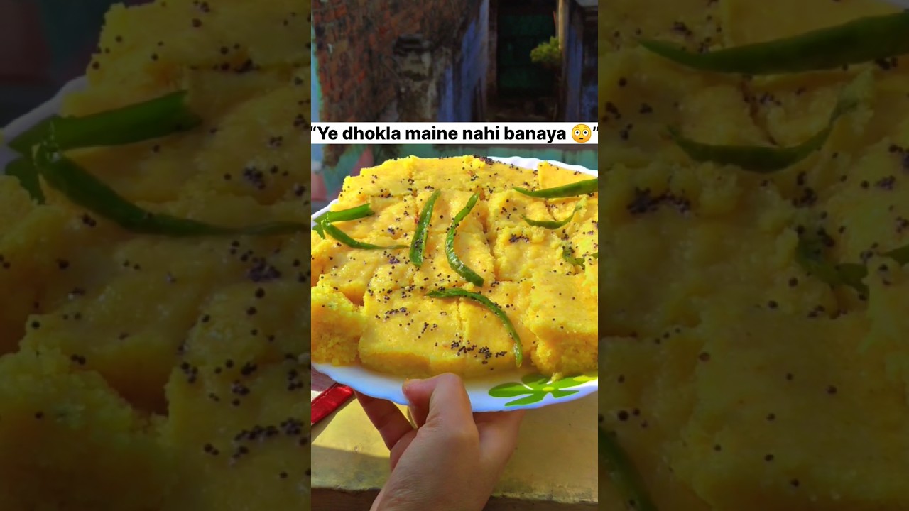 Market jaisa Soft Dhokla 😍 | Sirf 10 Minute Me | How to Make Dhokla at Home #shorts