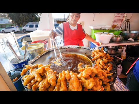 The Original Fish Tacos 🐟 🌮 !! MEXICAN STREET FOOD in Ensenada, Mexico!! 🇲🇽