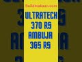 Ambuja Cement Vs Ultratech Cement Cement Viral Tranding