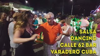 Outdoor Salsa Dancing in Varadero Cuba Calle 62 bar