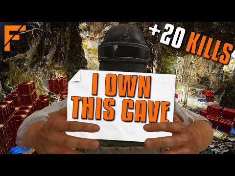 20+ Kills Solo Squad - But I Get Cave Drops | PUBG