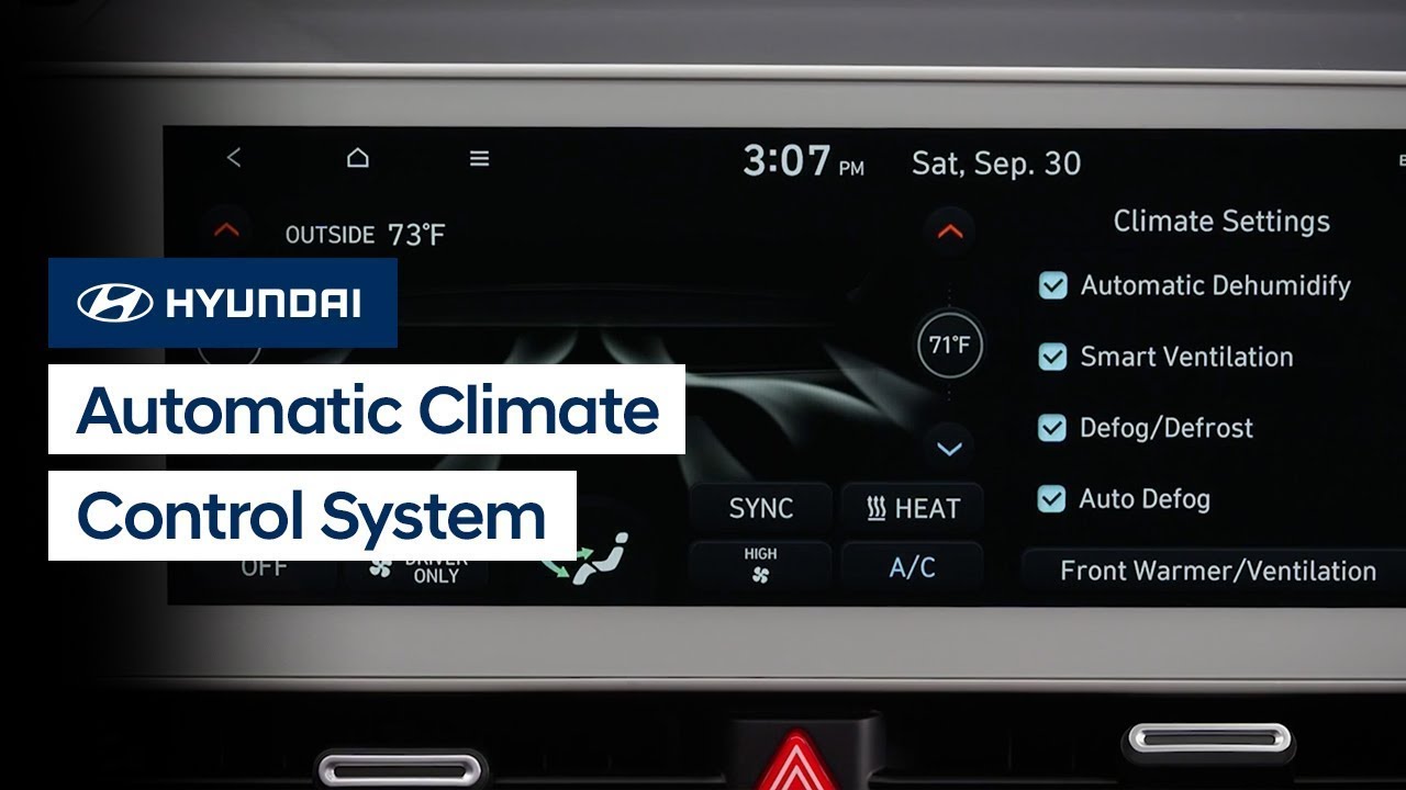 Dual Zone Automatic Climate Control | Hyundai Canada