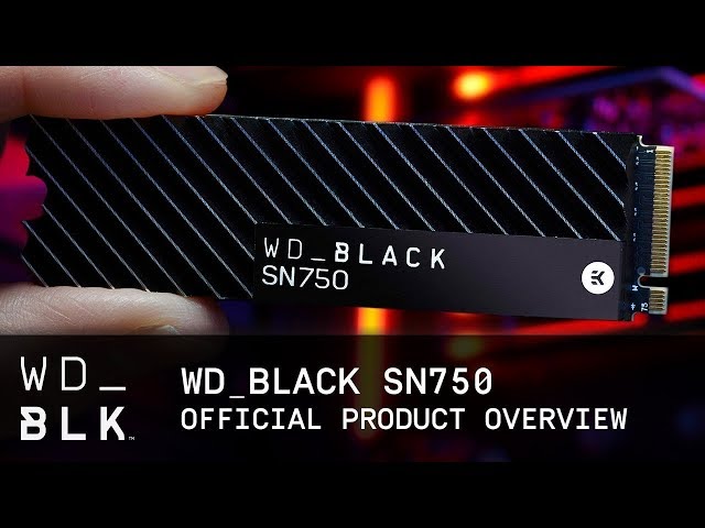 WD Black SN750 SSD 250GB M.2 NVMe 3D Nand PCI Express 3.0 video