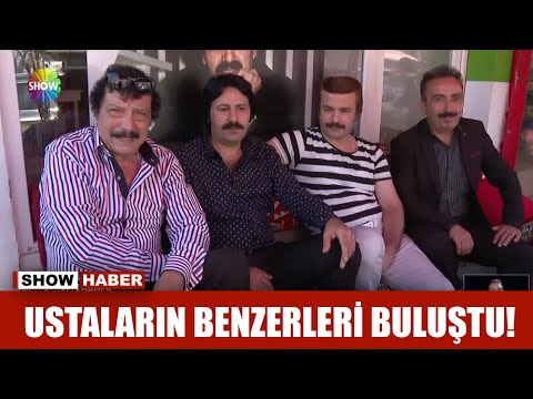 Ustaların benzerleri buluştu!
