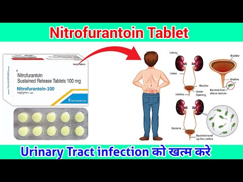 Nitrofurantoin sustain release tablets ip, 100 mg