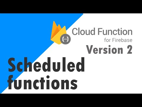 Google firebase cloud function 2nd Generation - Scheduled functions