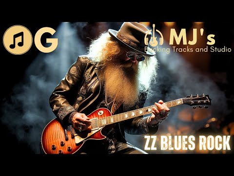 ZZ Top style Blues Rock in G | 140 bpm | Guitar Backing Track