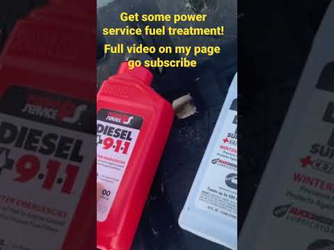 Don’t let your diesel freeze up this winter! Get some power service fuel treatment #shorts
