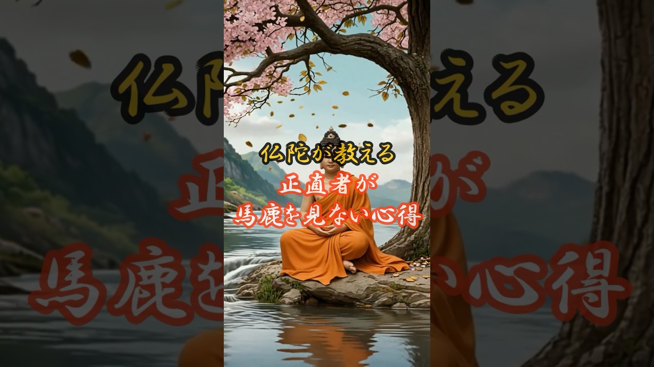 仏陀が教える「正直者が馬鹿を見ない心得」