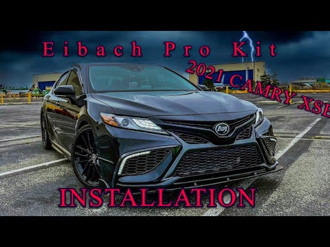 2021 Toyota Camry XSE 2.5L Eibach Pro Kit lowering springs install
