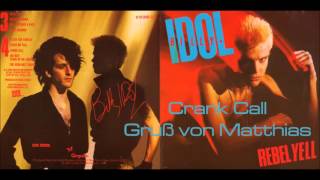 Billy Idol - Crank Call - Gruß von Matthias (Original CD)