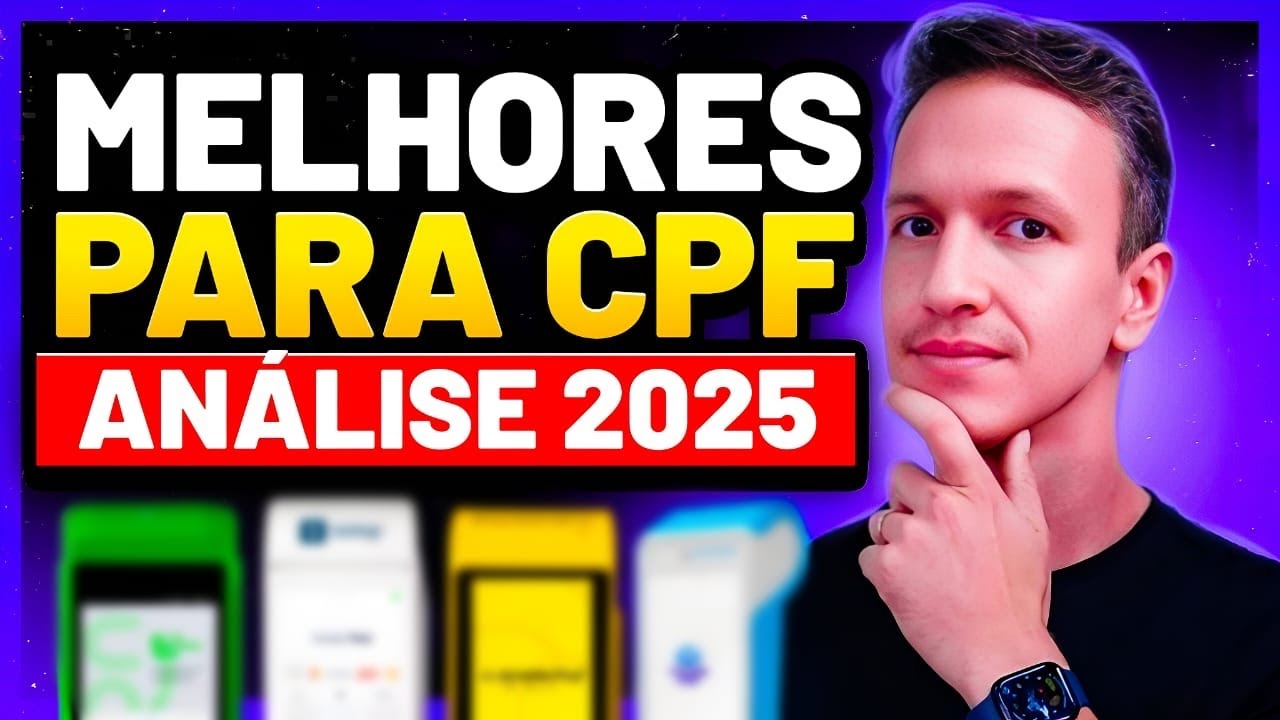 Qual a MELHOR MAQUININHA de Cartão Para CPF em 2025 - ANÁLISE COMPLETA e TAXAS