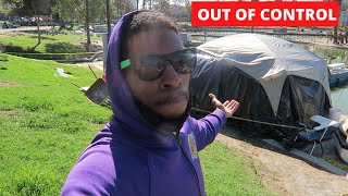California Homeless Crisis Park Completely Taken Over (Out Of Control) | California Exodus