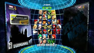 Marvel vs Capcom 3 Character Selection Screen