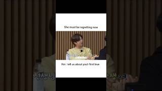 Download lagu When Rm asked about taehyung first love to taehyung 🧐🤔 mp3