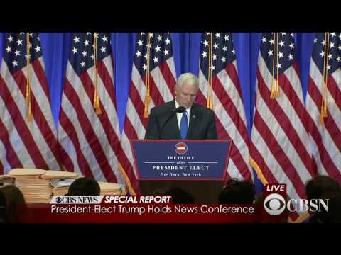 Watch Live: Donald Trump holds his first press conference as President-elect