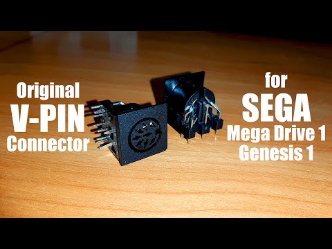 Original V-Pin connector for Sega Mega Drive 1 (Genesis 1)