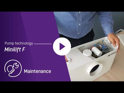 Minilift F kumme over jord m. 650W pumpe t.sort sp.vand