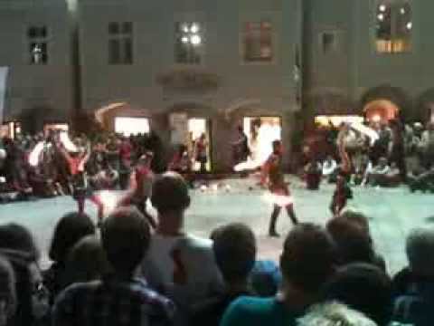 Artisti di strada a Linz