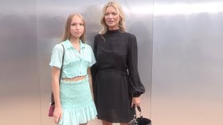 Kate Moss, Lila Moss at the Photocall for the Longchamp Fashion Show in NYC