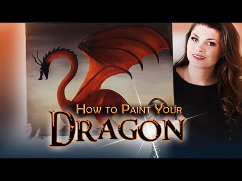 How to Paint a Dragon Tutorial Just for You