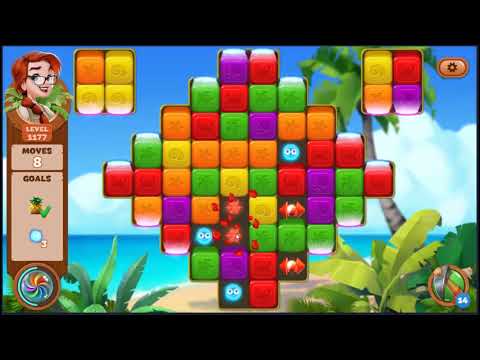 Lost Island Blast Adventure Level 1177 - NO BOOSTERS 🏝️ | SKILLGAMING ✔️