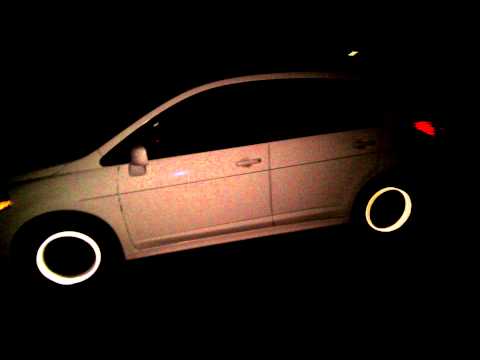 3m scotchlite silver reflective tape on car rims