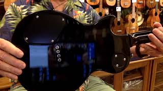 Video thumbnail for "Hula Blues" on Risa Les Paul Style Electric Tenor Ukulele #4319 @ Ukulele Mania, Tokyo by UkuleleMania
