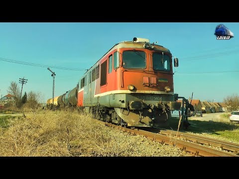 LDE2100 60-1404-8 & Marfar CFR MARFĂ Freight Train in Gara Marghita Station - 20 March 2020
