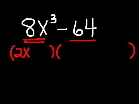 Factoring Binomials - Cubes #2