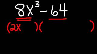 Factoring Binomials - Cubes #2
