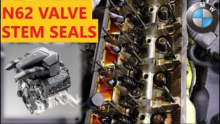 HOW TO REPAIR BMW N62 OIL CONSUMPTION (VALVE STEM SEAL REPLACEMENT)
