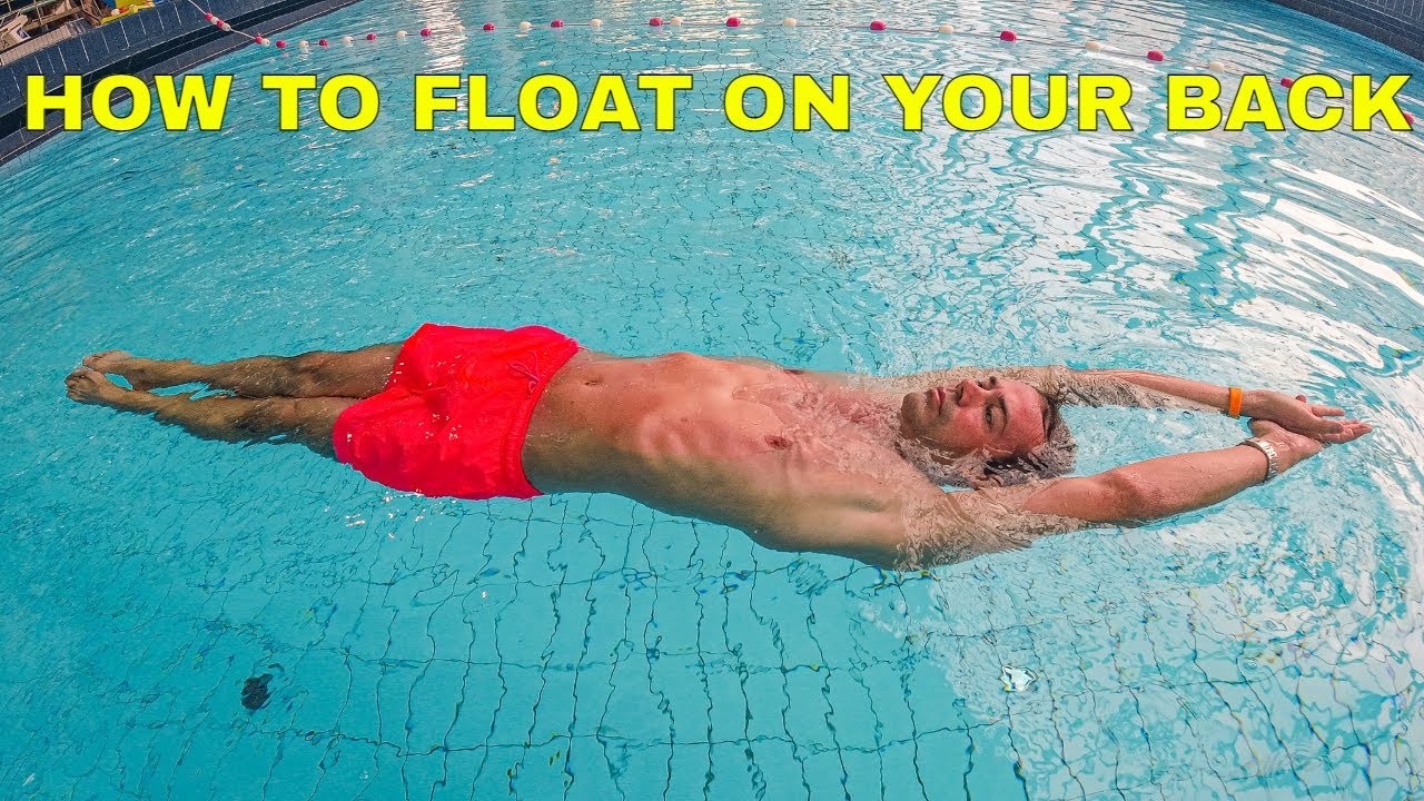 How to float on your back in water #shorts