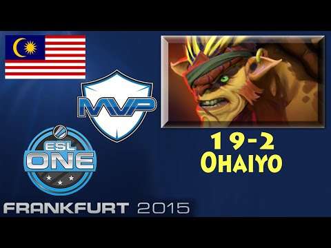 Team Malaysia vs. MVP Phoenix - ESL One Frankfurt 2015 - (Ohaiyo)(Bristleback)