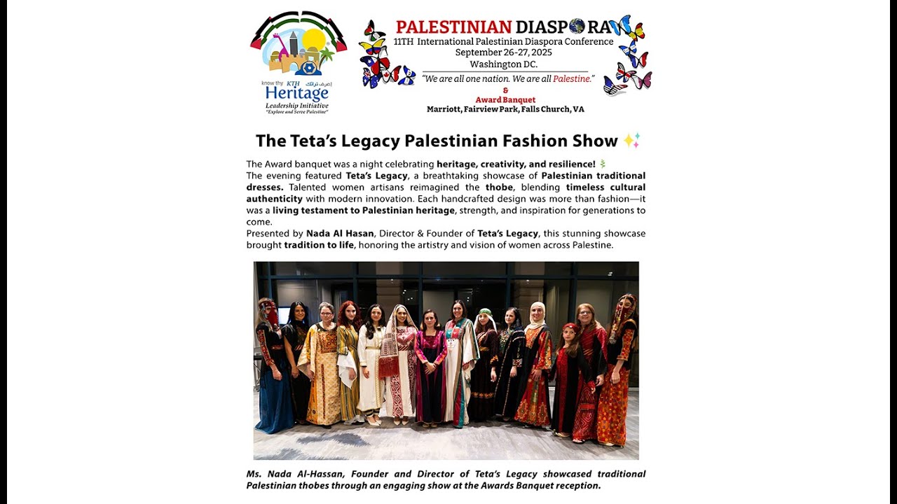 The Teta’s Legacy Palestinian Fashion Show ✨
