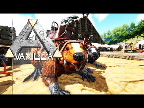 ARK VANILLA T2EP36 - Castoroides & Invasão de Ovos de Pascoa!