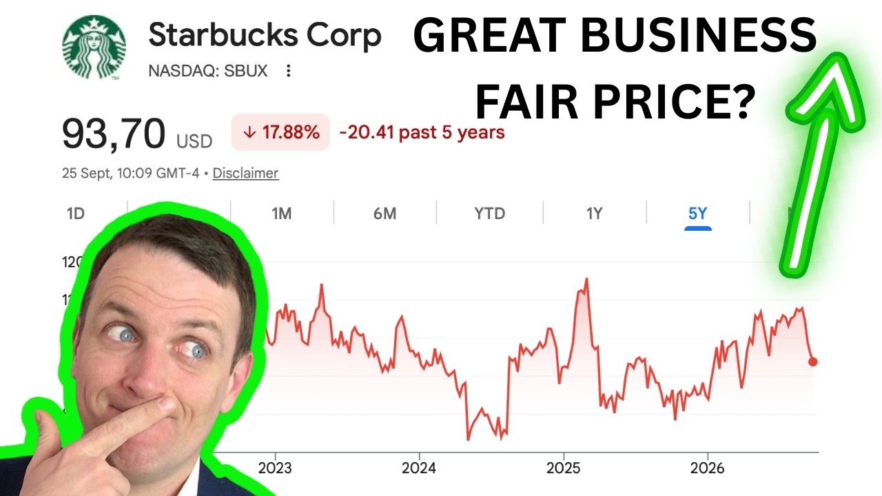 Starbucks SBUX Stock Analysis + Intrinsic Value