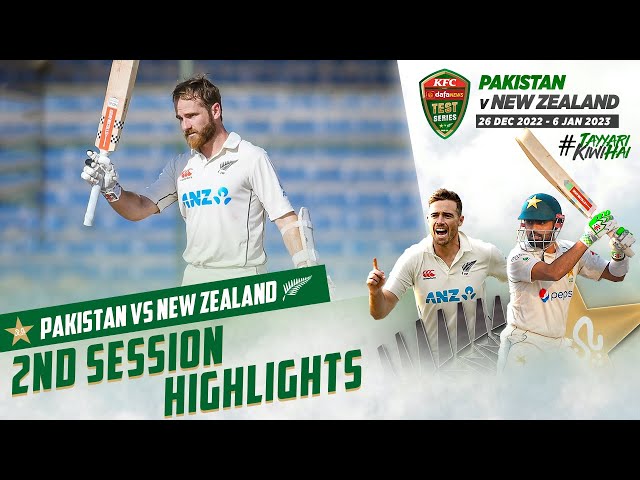 2nd Session Highlights | Pakistan vs New Zealand | 1st Test Day 4 | PCB | MZ2L