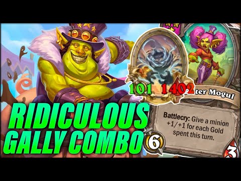 The Ridiculous Gallywix Combo | Dogdog Hearthstone Battlegrounds