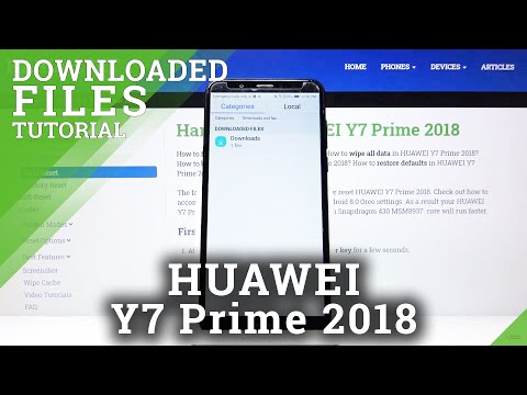 Download Files Location in Huawei Y7 Prime 2018 - Where Are Downloaded Files