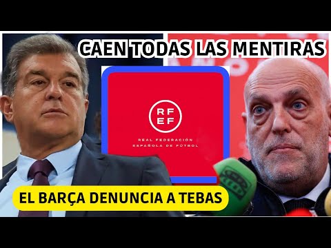 💥 EL BARÇA DENUNCIA a TEBAS por DAÑOS y PERJUICIOS! LA RFEF ABANDONA LALIGA en EL JUICIO contra OLMO