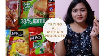 Tried all McCain products 🍔🍟 | Top 3 frozen products | Frozen snacks