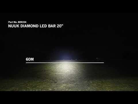 NUUK DIAMOND LED BAR 20" LIGHTING BEAM PATTERN