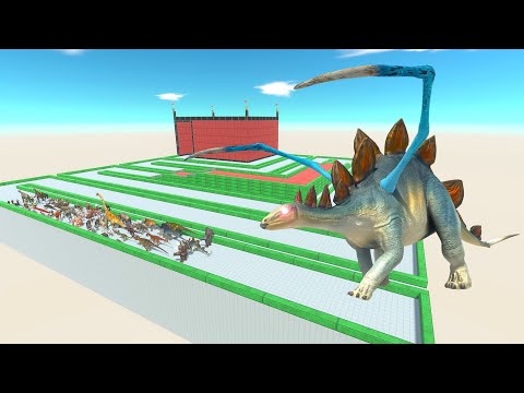 ESCAPE FROM ALIEN STEGOSAURUS - Animal Revolt Battle Simulator #5